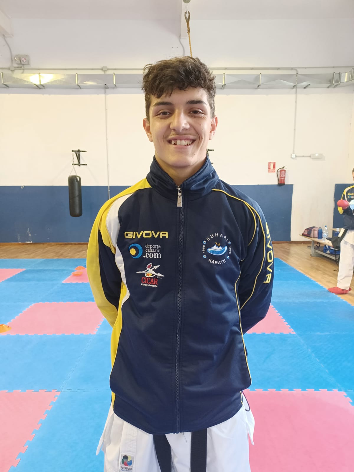 Miembro de la Escuela de Karate Suhari Tías