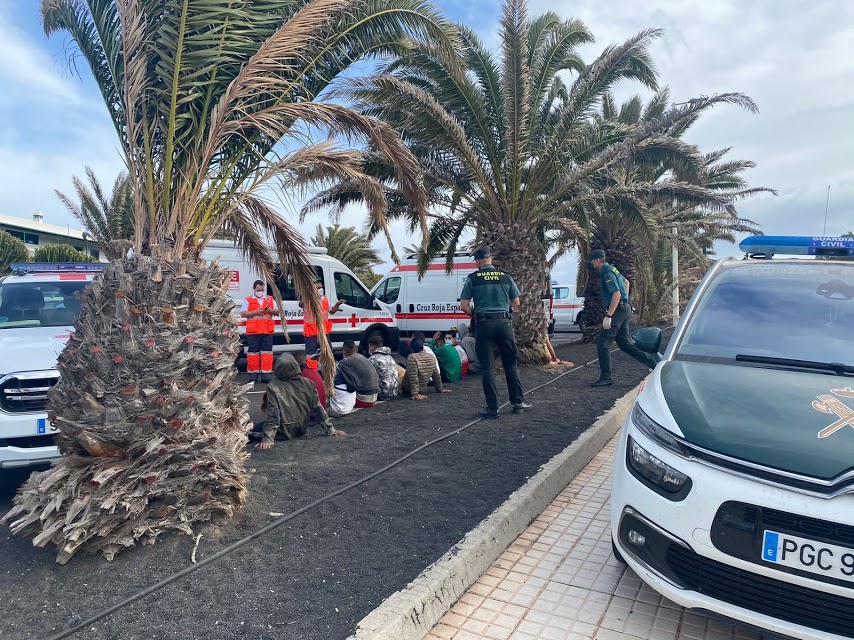 Inmigrantes capturados en Costa Teguise 4