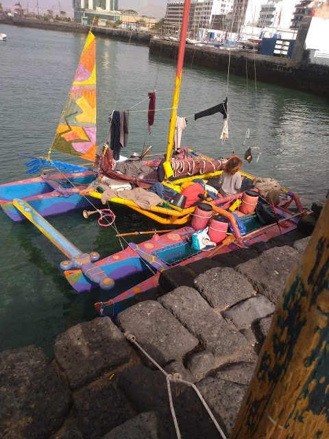 Barco reciclado en Arrecife 2