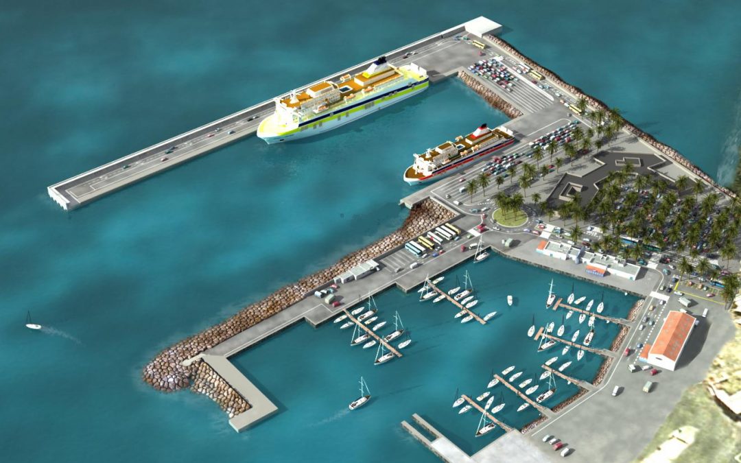 Nuevo projecto del muelle de Playa Blanca