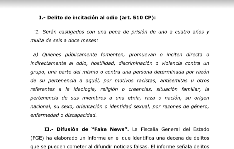 Denuncia al Presidente del Gobierno canario 2