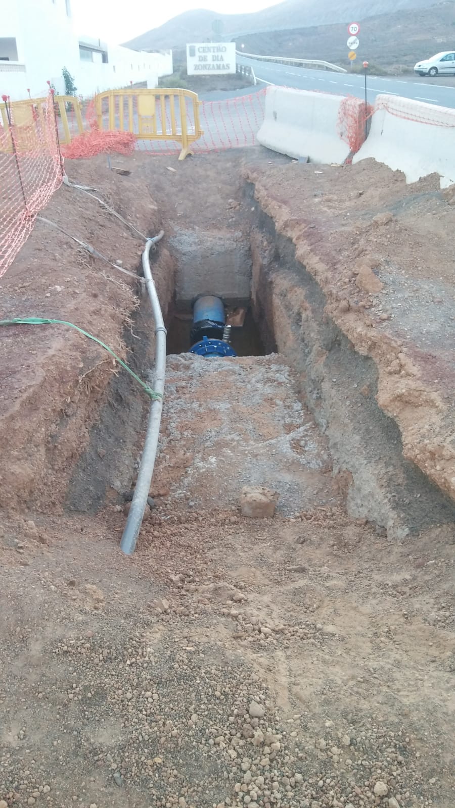 Pérdida de agua en tubería de Canal Gestión 4