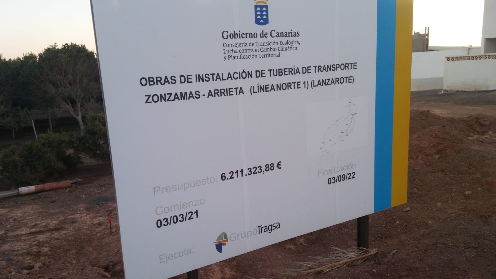 Pérdida de agua en tubería de Cannal Gestión 5
