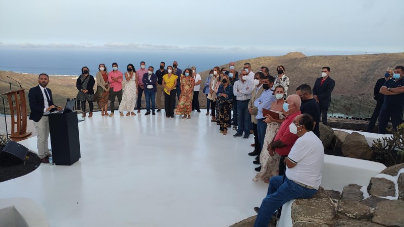 Inauguración del Mirador de Haría renovado