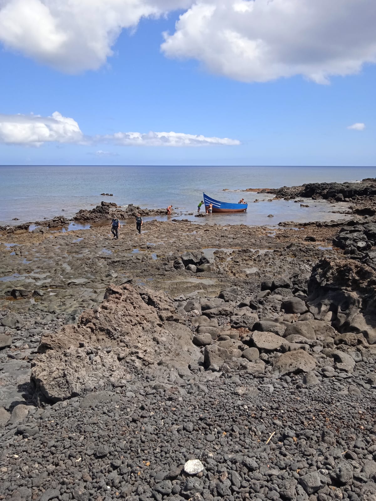 Inmigrantes desembarcados en Punta del Palo 4