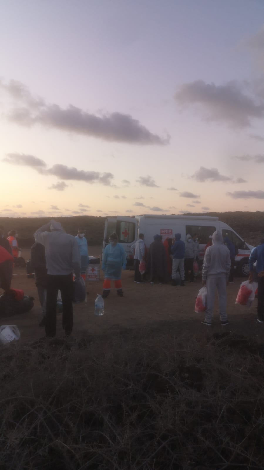 Inmigrantes en Caletón Blanco
