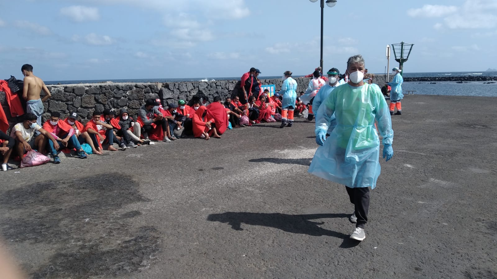 Inmigrantes desembarcados en Orzola (2)
