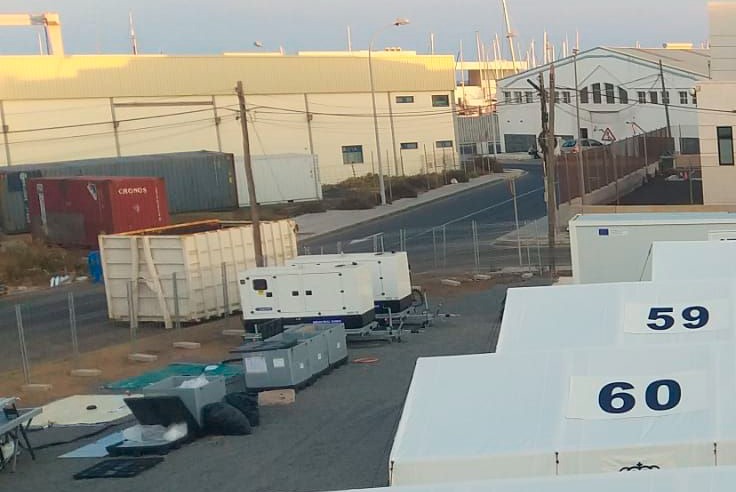 Campamento de inmigrantes en Arrecife 3