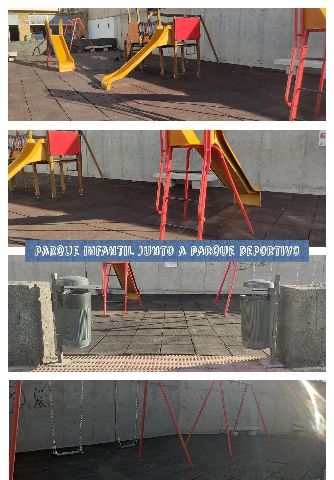 Parque Infantil junto a Parque Deportivo