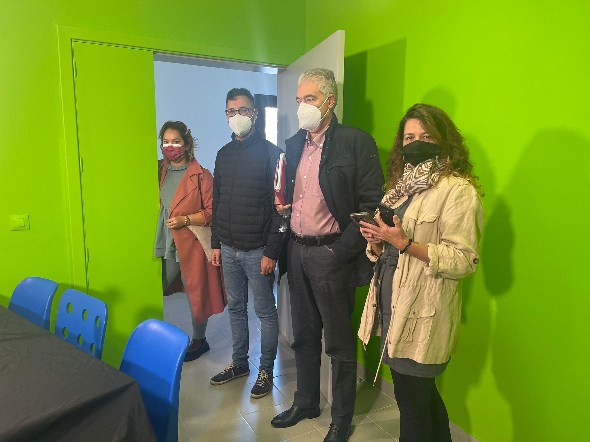 Estudio de televisión en el CEIP La Asomada-Mácher 2