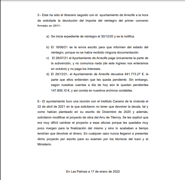 Informe del Gobierno canario 2