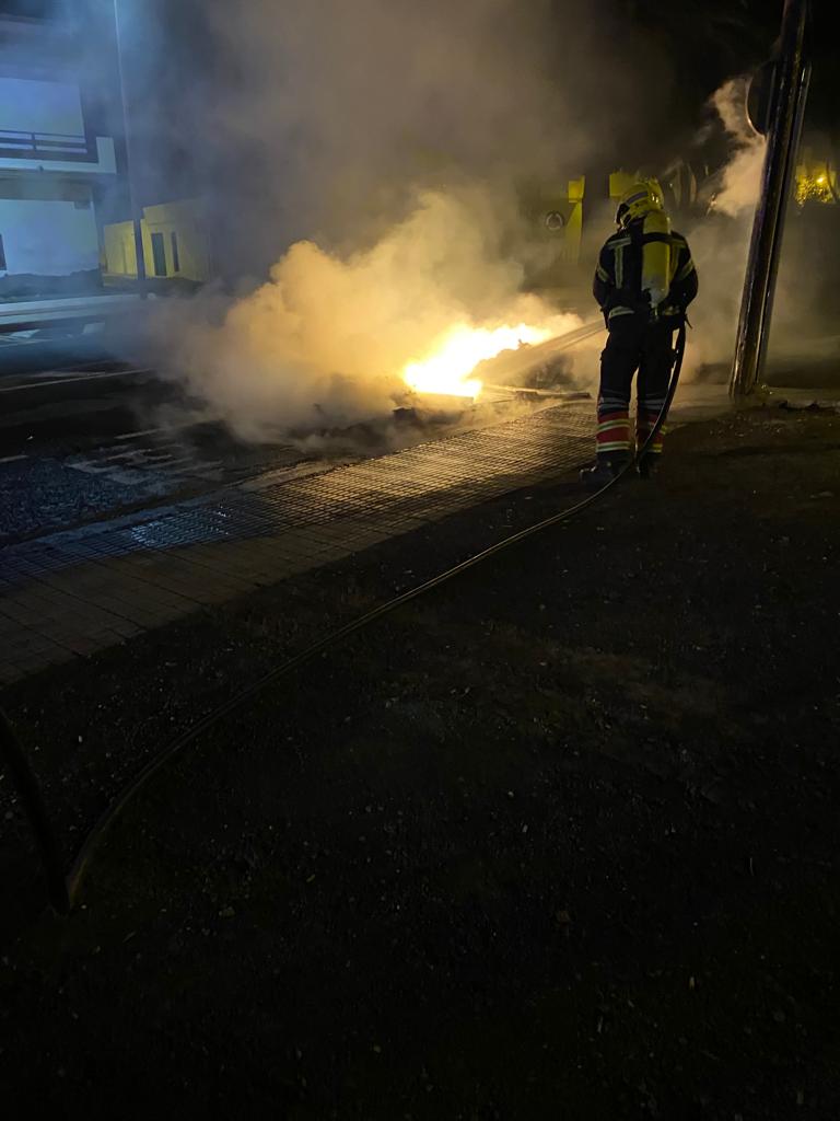 Incendio en la calle Tenderete