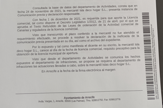 Expediente sancionador 2