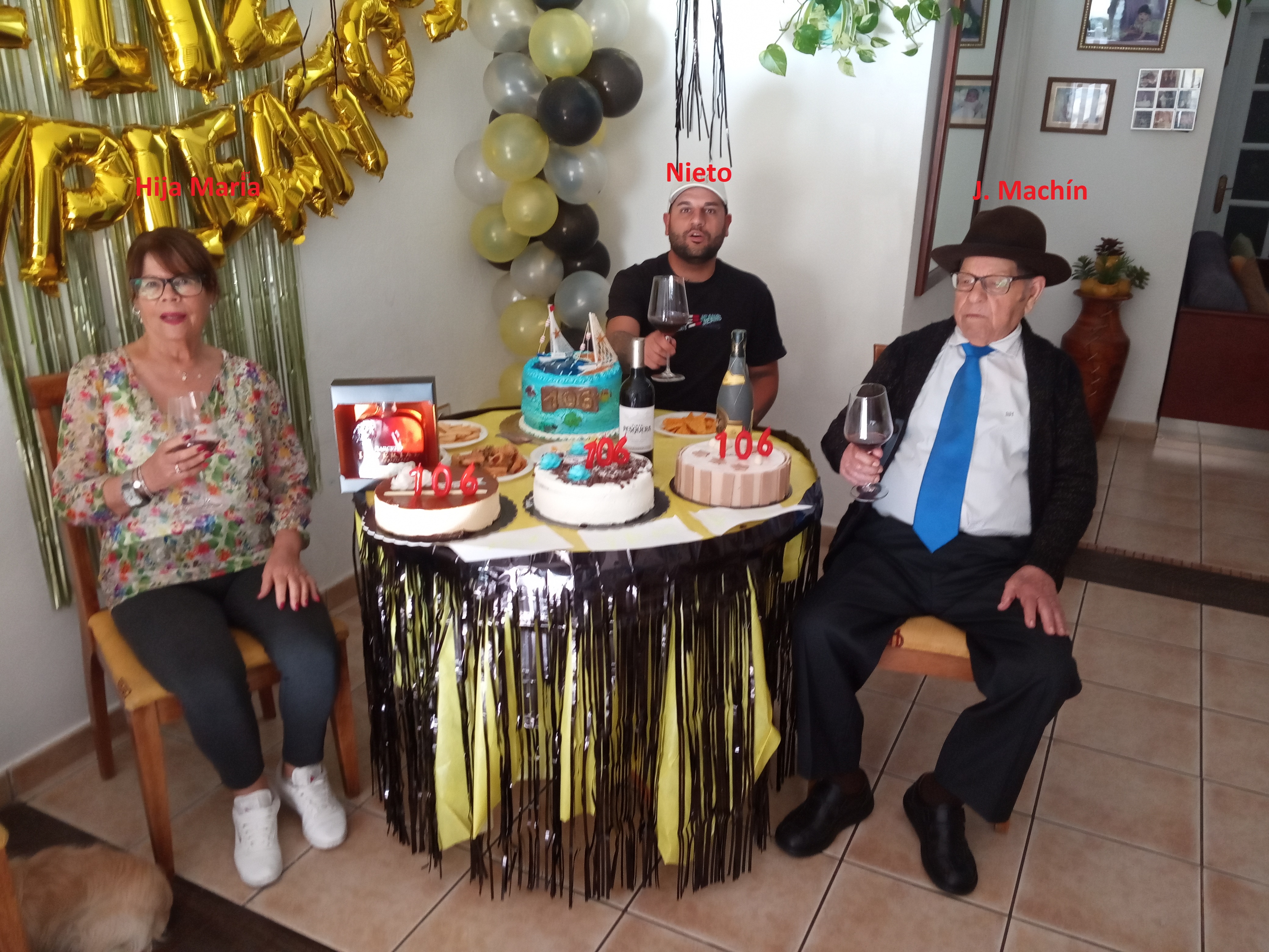 Juan Machín cumple 106 años 2
