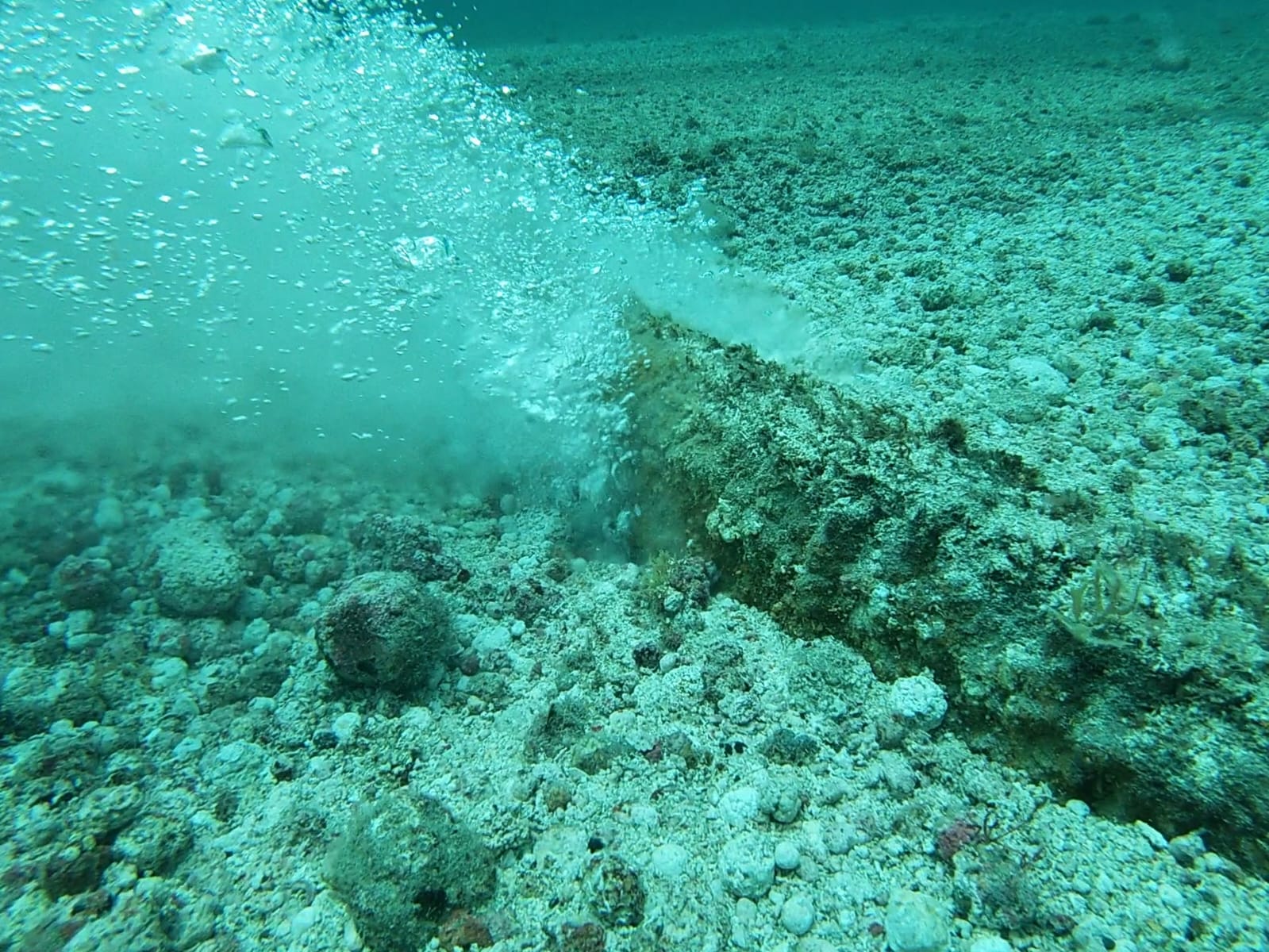 Rotura en la tubería submarina de La Graciosa 3