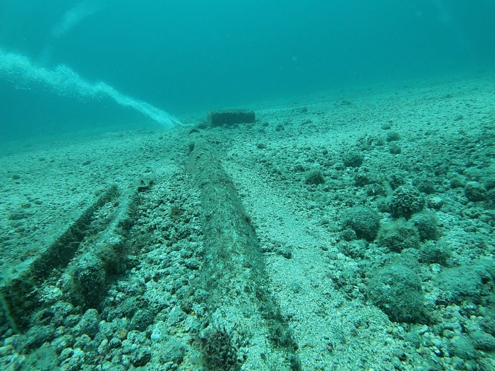 Rotura en la tubería submarina de La Graciosa 2