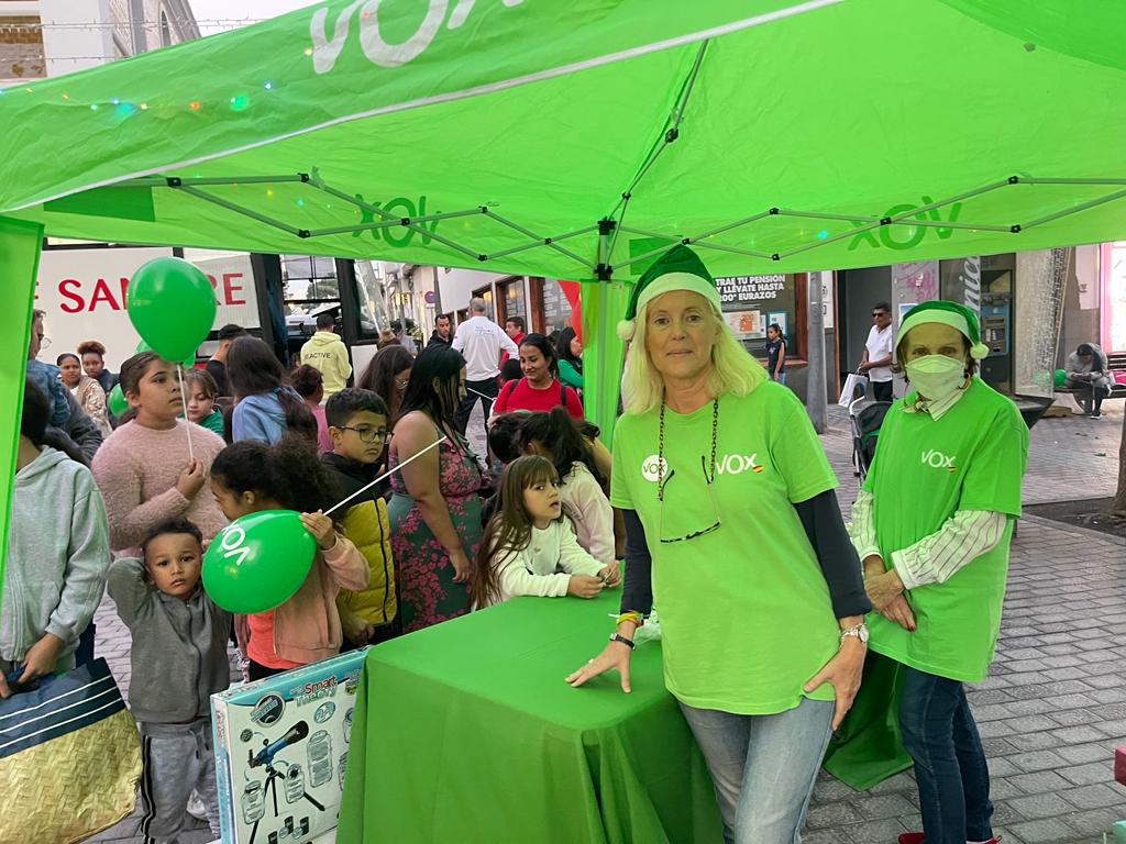 Campaña de recogida de juguetes de VOX