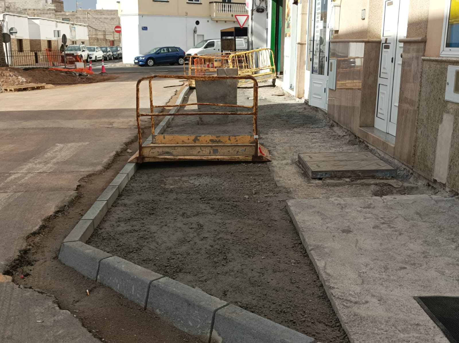 Obras en la calle Tenderete 2