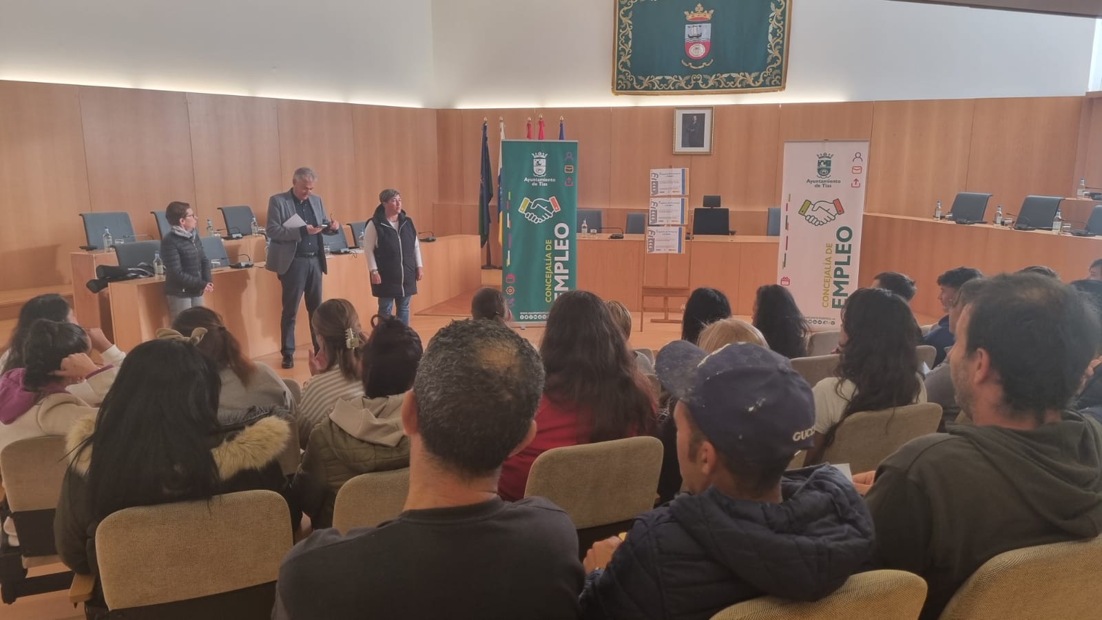 Tías contrata a 45 desempleados 2