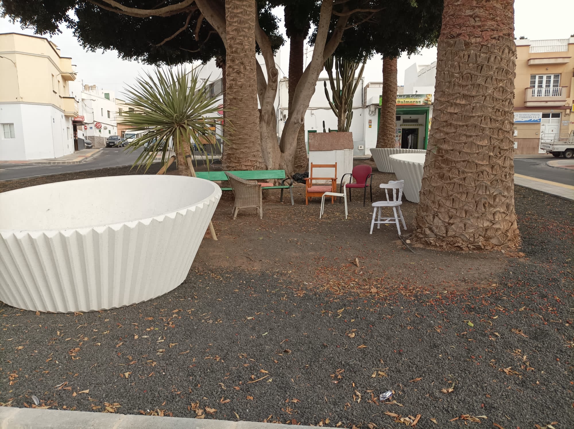 Estado actual del jardín de Argana