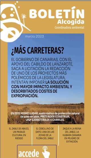 Boletín Alcogida