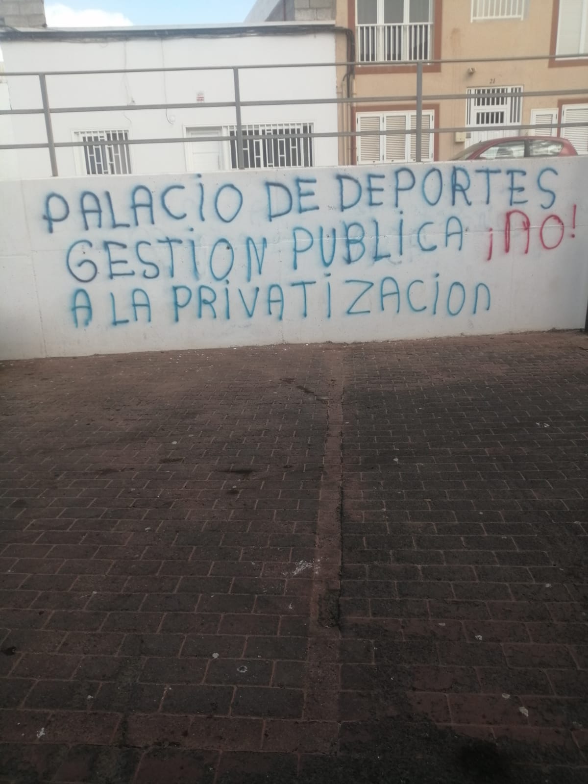 Protesta de los vecinos de Argana