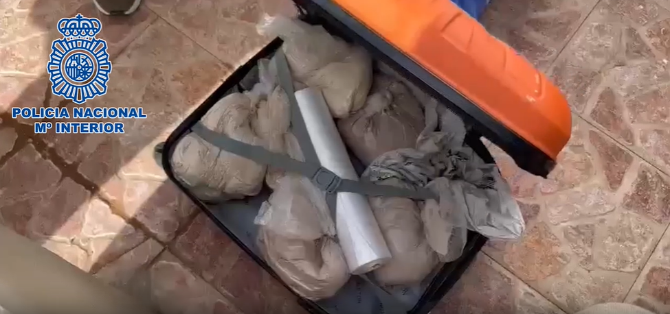 Droga intervenida en otro de los registros