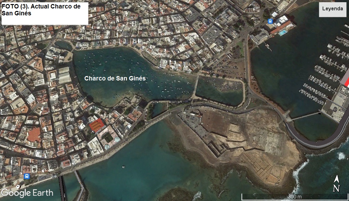 Foto actual. Charco de San Ginés.