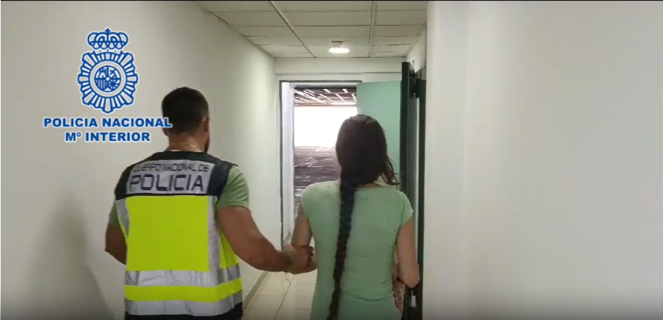 Detenida por el alunizaje