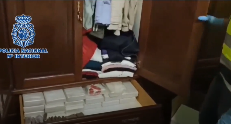 30 kilos de cocaína