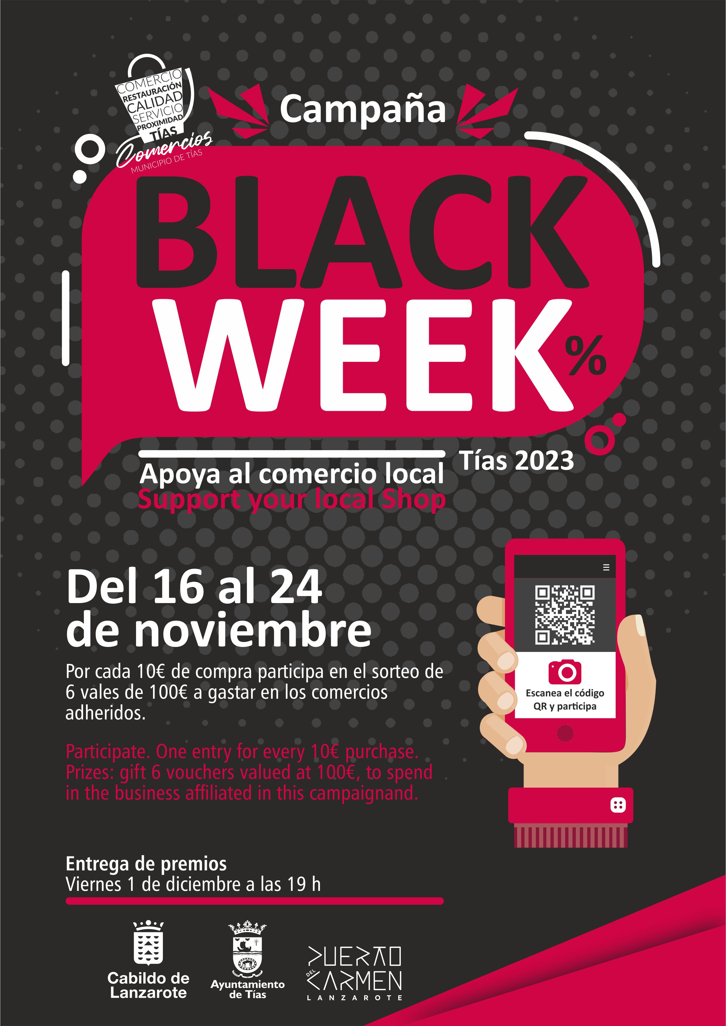 16 nov Black Week Tías 2023