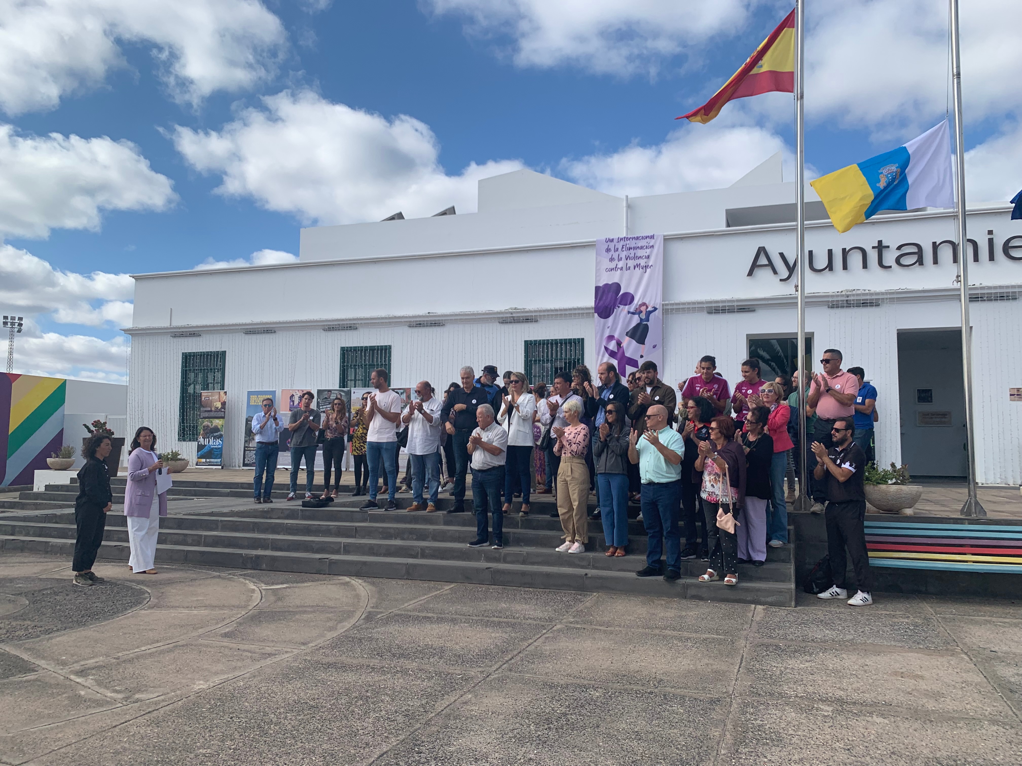 Conmemoración del 25-N en Tías