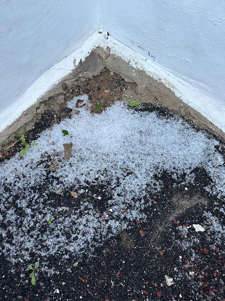 Granizo en Haría
