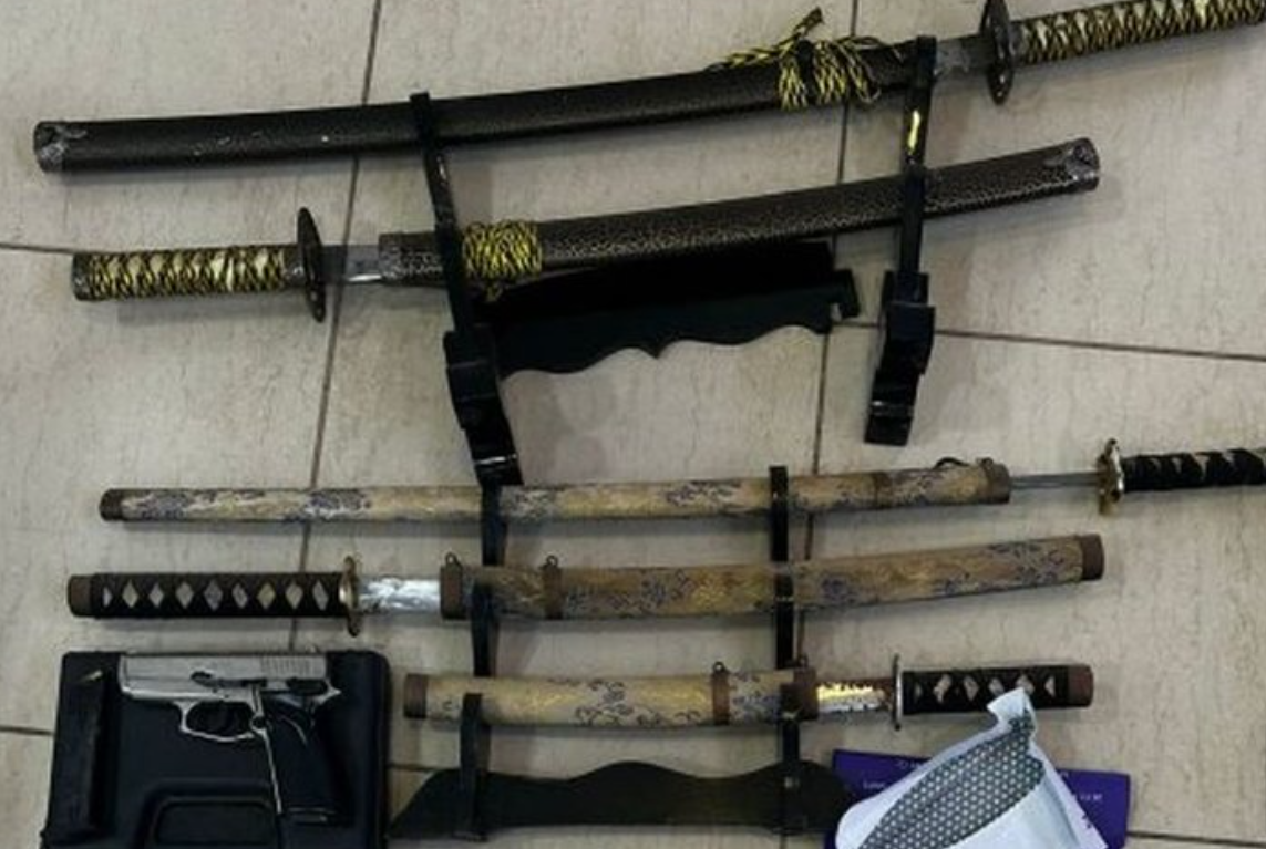 Armas aprehendidas