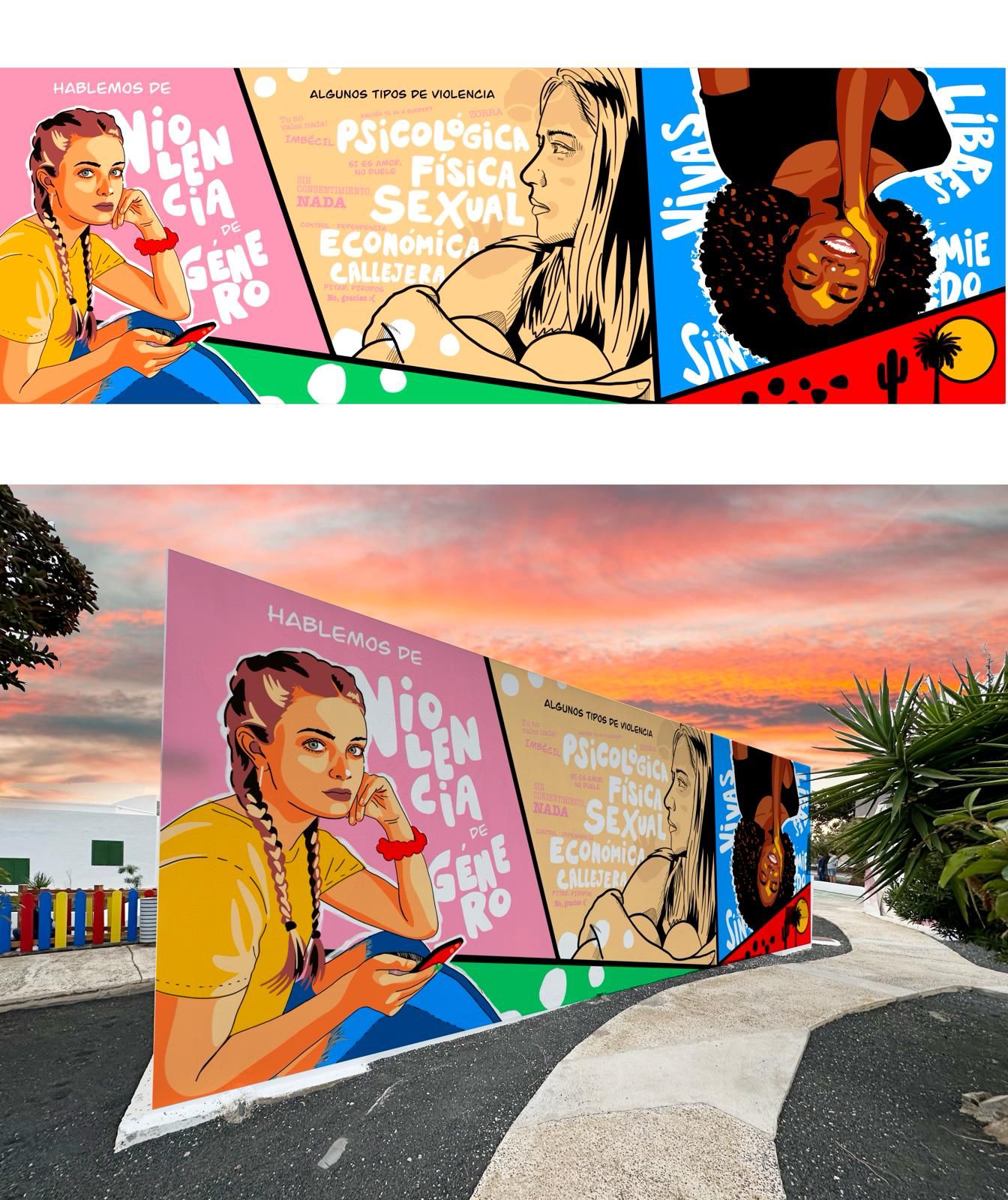 Murales Plaza el Pavón 2