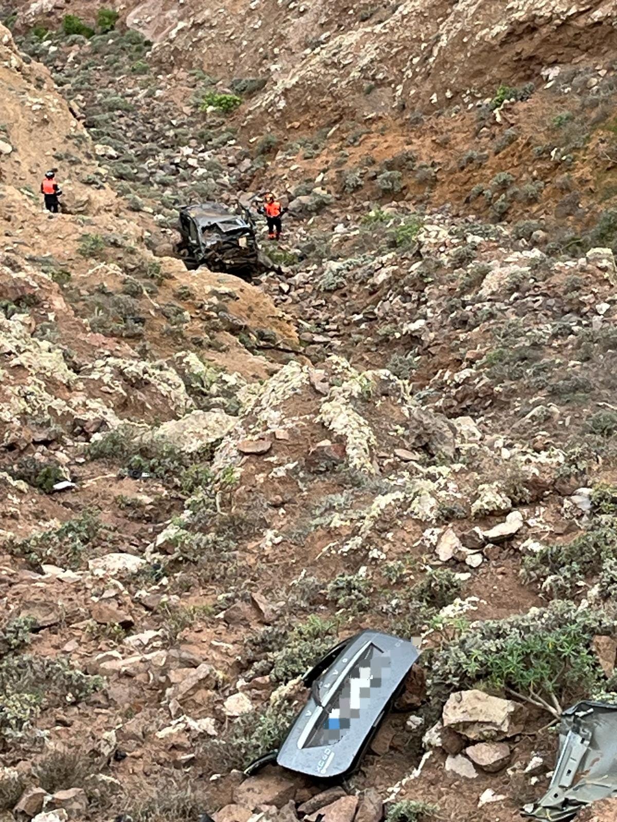 Mujer fallecida tras caer por el Risco de las Nieves