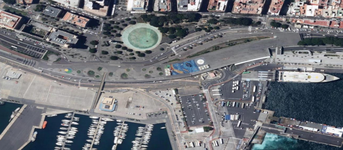 Ejemplo de soterramiento en la Plaza de España