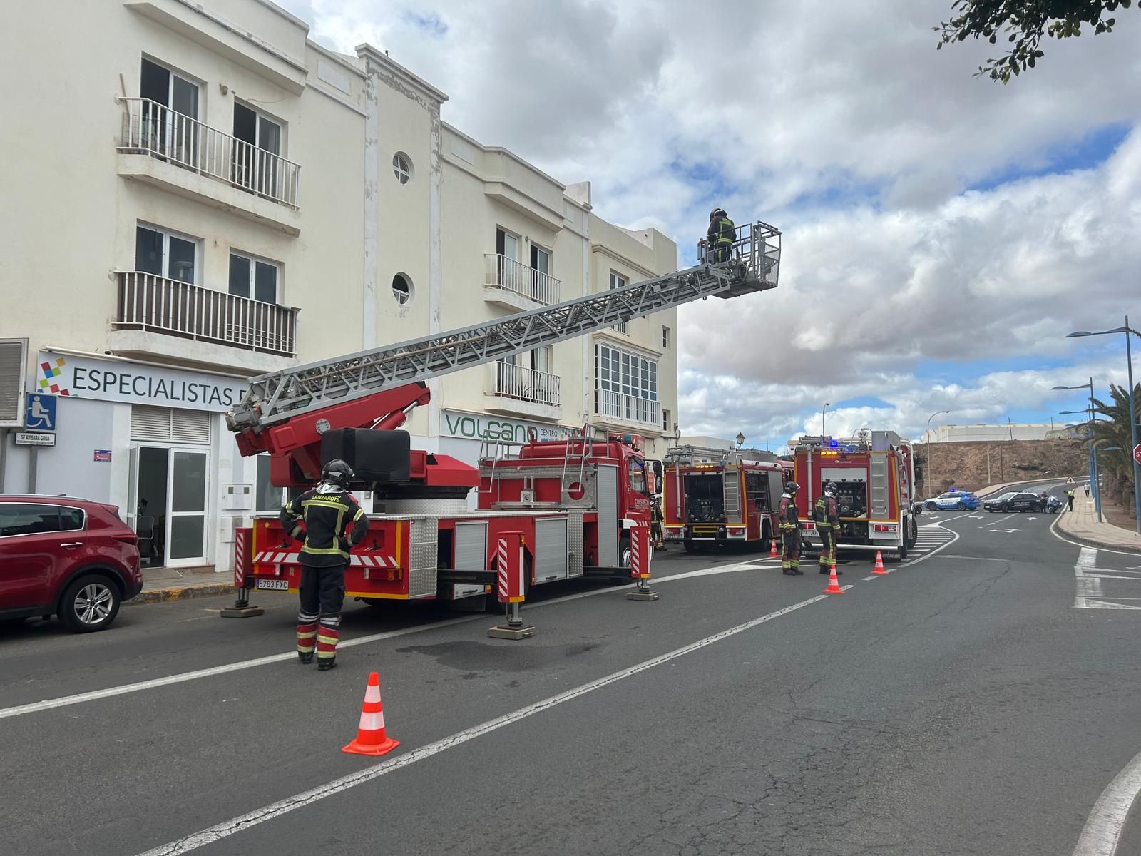 Incendio en restaurante de la calle Pérez Galdós 3