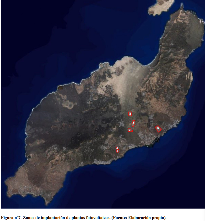 Zonas de implatación de plantas fotovoltaicas