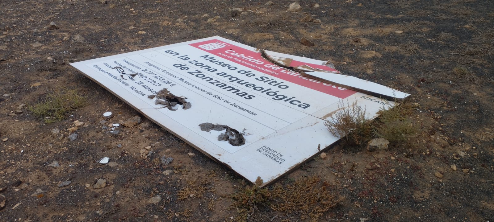 Zonzamas en completp estado de abandono 7