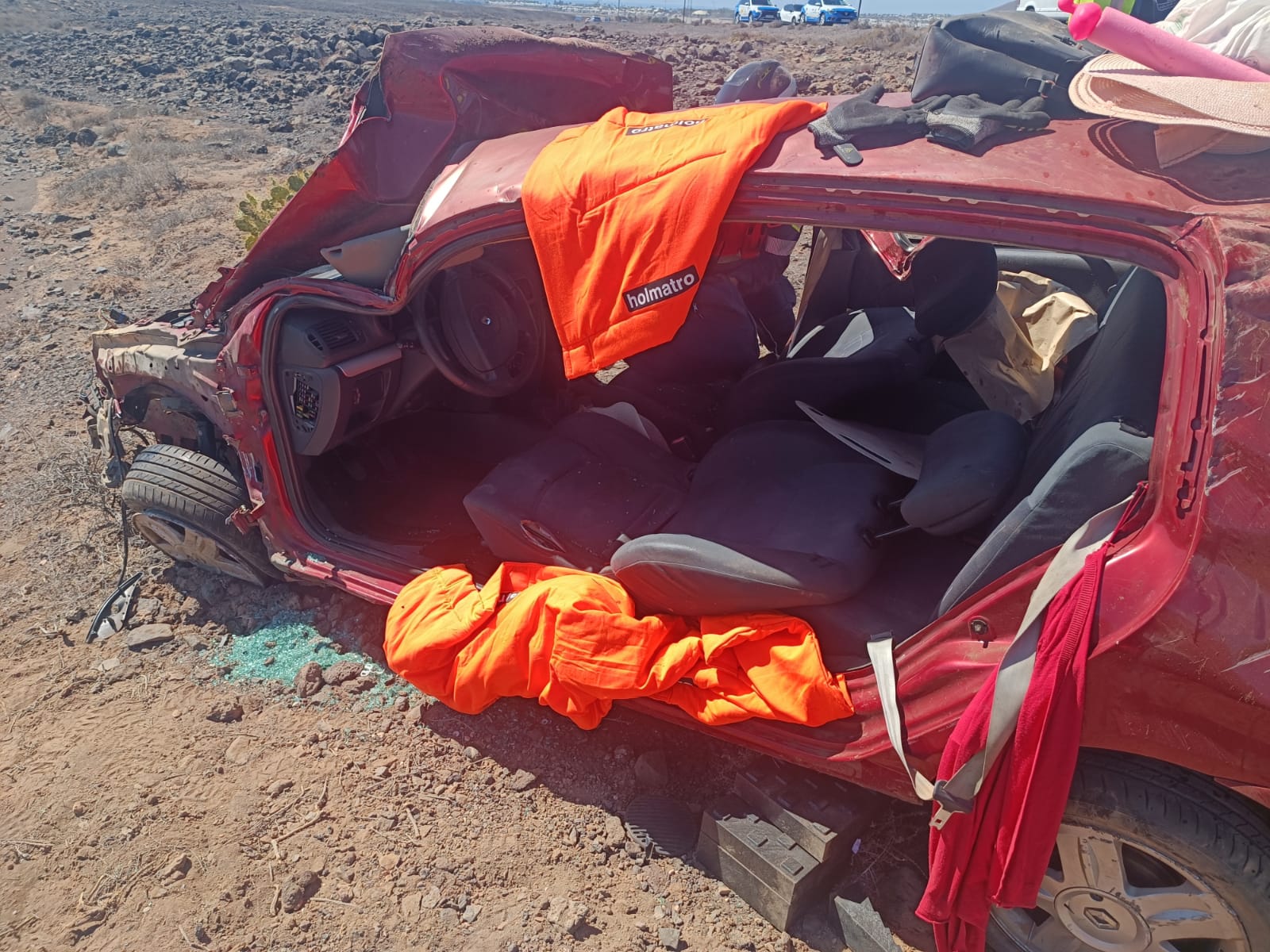 Accidente mortal en Playa Blanca 2