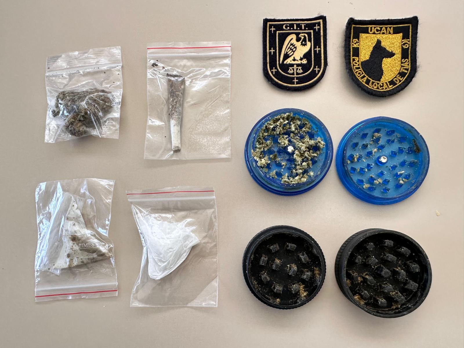 Droga intervenida en el operativo