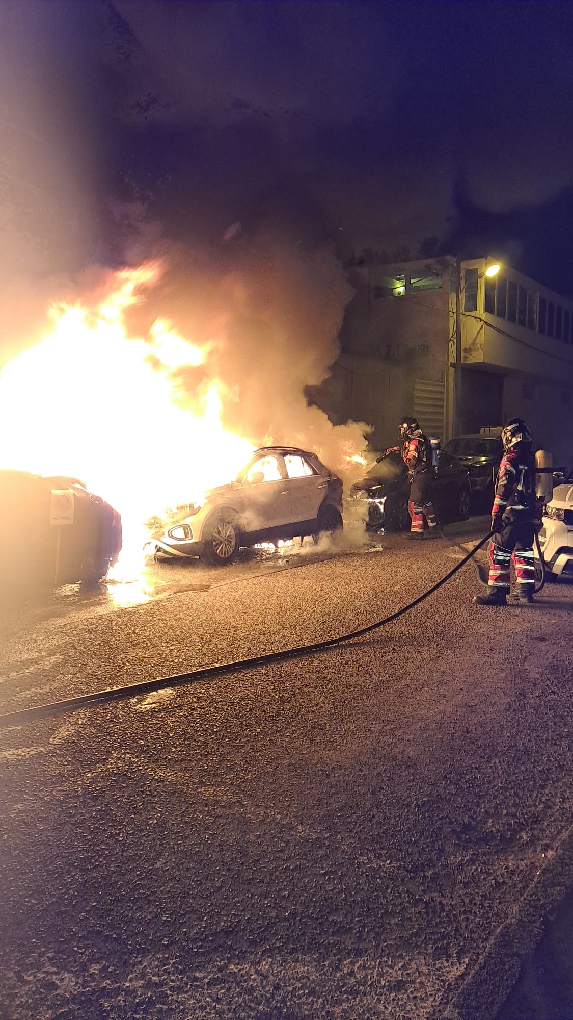 Incendio en calle Pablo Picaso