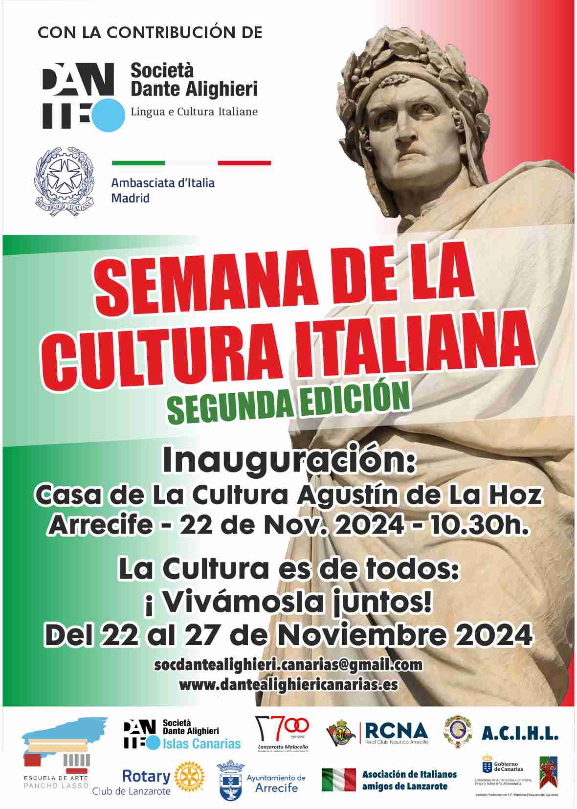 LOCANDINA SEGUNDA EDICION IN SPAGNOLO New.DanteCartelSemanaCultura24 (002) (1)