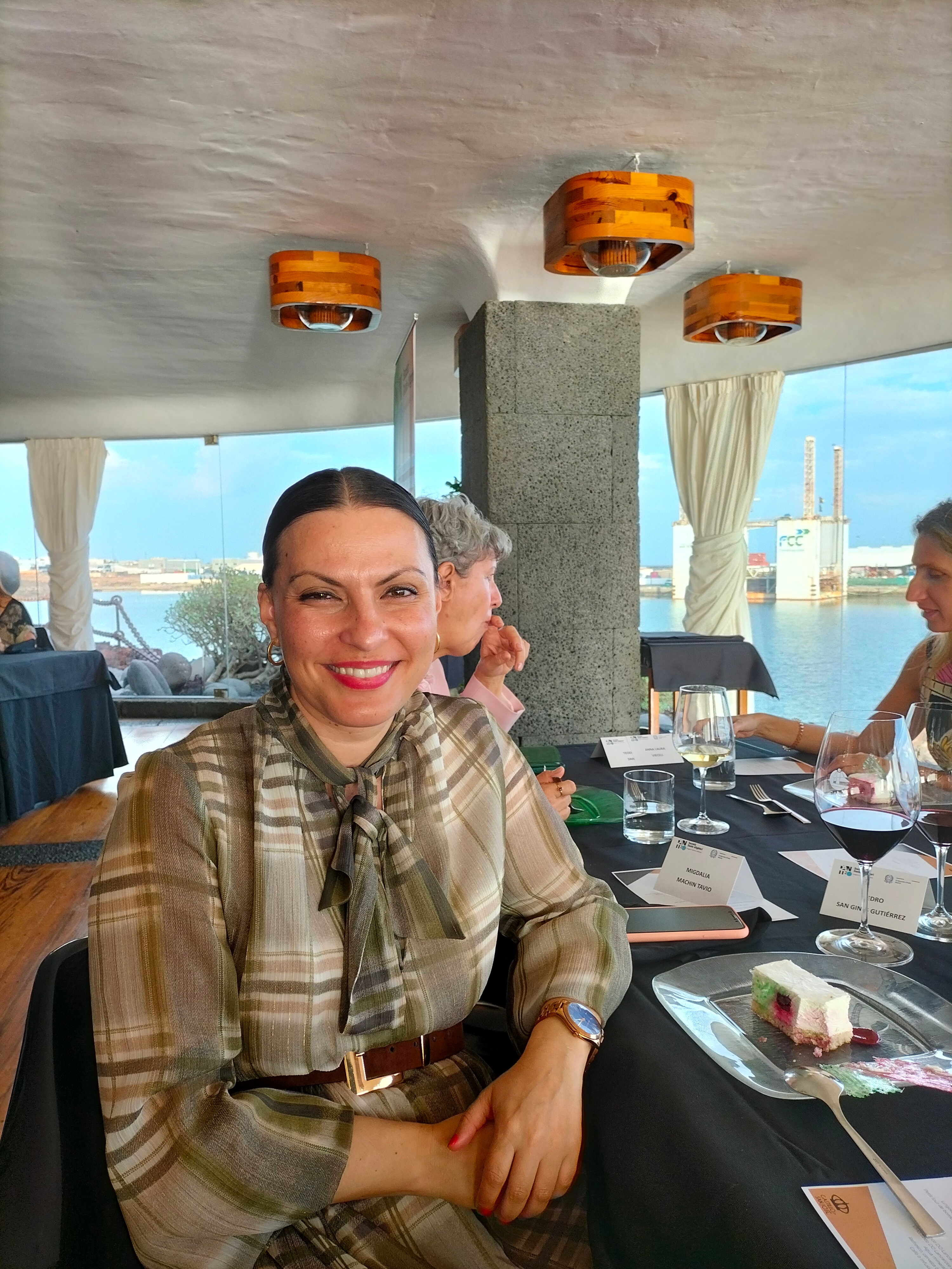 FOTO MIGDALIA MACHIN NEL RISTORANTE CASTILLO DI SAN JOSE