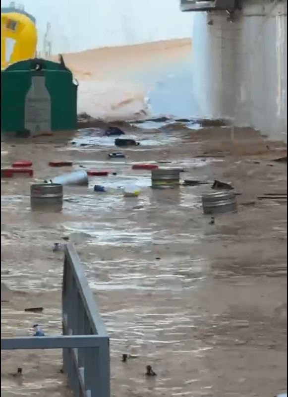 Hotel Las Salinas inundado 2