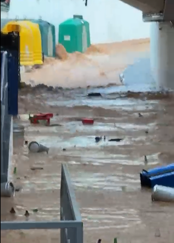 Hotel Las Salinas inundado 3