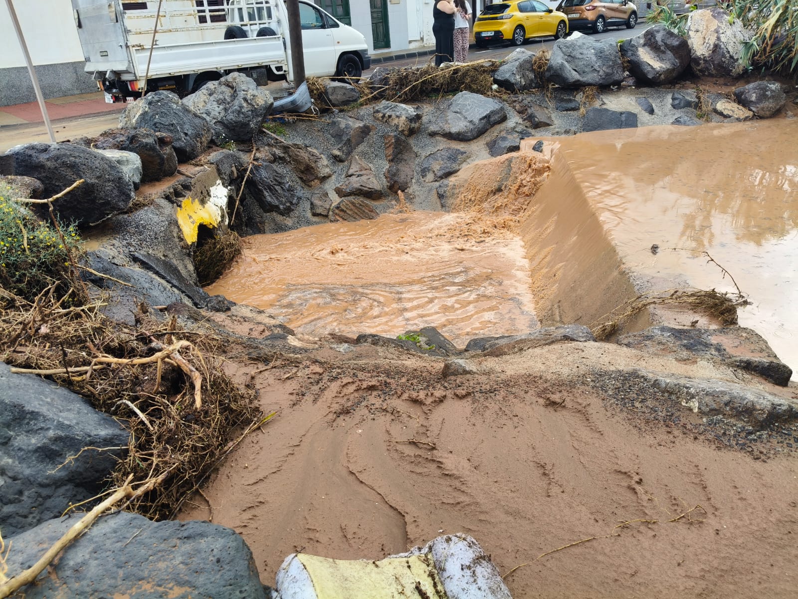 Inundaciones en Argana