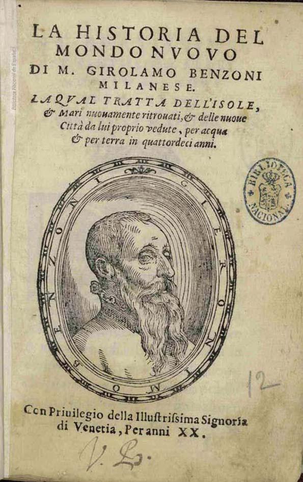 GIROLAMO BENZONI OPERA
