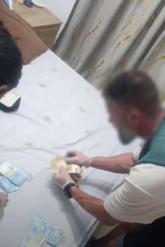 Dinero intervenido en Playa Blanca